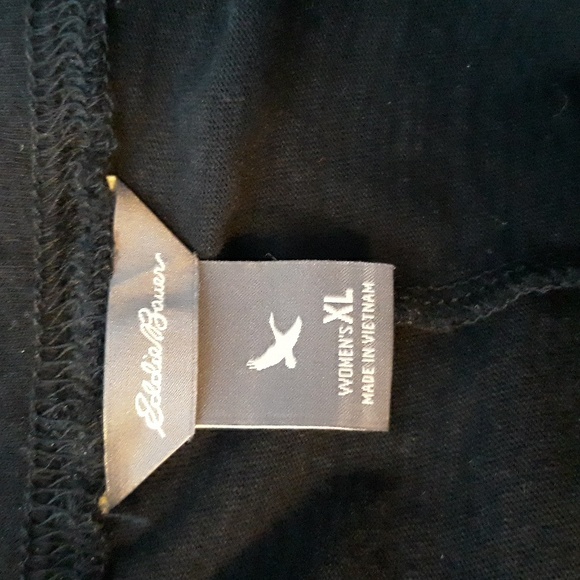 Eddie Bauer Long Black Knit Skirt - Picture 3 of 4